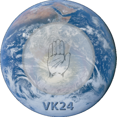 VK stands for Vasudhaiva Kutumbakam “The World Is One Family”. 24 is for 2024 – The year of Lok Sabha Elections. Mission VK24 – Bring back Indian National Congress to Power.